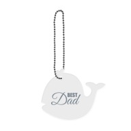 Mäkký reflexný prívesok Whale Best Dad Premium 3M