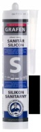 Sanitárny silikón ČIERNA 280ml Grafén