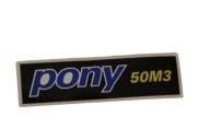 NÁLEPKY KRYT REŤAZE KRYT NA MOTOR ROMET PONY 50M3 M3 M 3