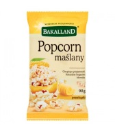 Bakalland maslový popcorn do mikrovlnky 90 g
