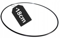 ČIERNY RÁF PRE DREAMCATCHER 18 CM KOVOVÉ KOLESO