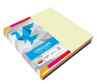 Farebný origami papier - 20 x 20 cm, 100 listov.