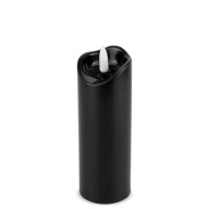 Voskovaná LED sviečka 15 cm Čierna 2/20/WAX-B 50/150