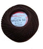 Cordonka MUZA 50 ARIADNA 550m/50g 1733 hnedá
