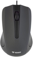 Pevná USB káblová myš Yenkee BLACK