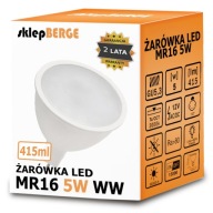 LED žiarovka MR16 5W 12V zahr
