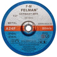Kovový brúsny kotúč 230x6 mm FELMAN