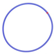HULA HOP GYMNASTICKE KOLESO MALÉ 60 CM