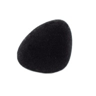 ČIERNY SEMIŠOVÝ MASKOT NOS 30 mm