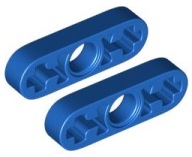 LEGO Flat Beam 1x3 Modrá (6632/6344176) x2