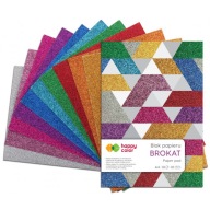 Happy Color Block A4 150g 10 listov s GLITROVÝMI motívmi
