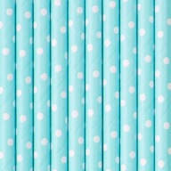 Slamky na pitie Drinks Mint Dots Birthday Party 10ks