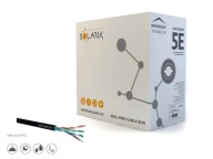 LAN kábel OUTDOOR Twisted pair PE gel UTP 5e Solarix 1M 1