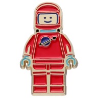 Kovový špendlík Lego kozmického muža