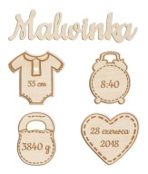 MINI-RECUPAGE DECOUPAGE DEKORÁCIA PRE DIEVČATKO
