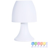 LED nočná stolná lampa na stôl, komodu, skrinku, viacfarebná, na batérie