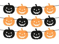 Girlandové tekvice halloweenska dekorácia 500cm 12ks