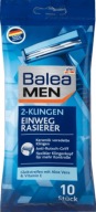 Balea Men Jednorazové holiace strojčeky s 2 čepieľkami 10 ks.