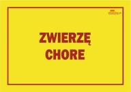Č. 66 VÝSTRAŽNÁ TABUĽA CHORÝCH ZVIERAT
