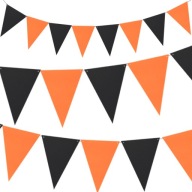 Halloweenske bannerové ozdoby na párty girlandy