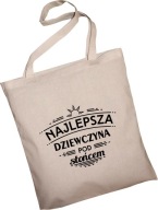 BAVLNENÁ TAŠKA NÁKUPNÝ DARČEK ŽENY DEN VALENTÍNA DIEVČATÁ MANŽELKY 533