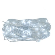 Lampy, 30 LED, na batérie, drôt na nábytok, kompozície studenej bielej farby