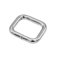Kovový rám, nikel, 20mm, 4mm drôt