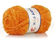 PRIADZA BABY FOX - Č. 25 ORANŽOVÁ