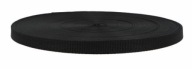Prepravná páska 1cm kožený popruh ČIERNA 10mm - 10 metrov