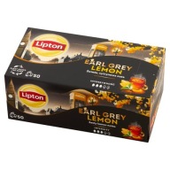 Lipton Earl Grey Lemon čaj 50 vrecúšok 100gr