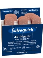 Plastové omietky Cederroth Salvequick 45 ks. 6036