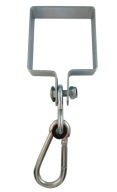 UPEVŇOVACIA HÁČKOVÁ SVORKA 100MM STRIEBORNÁ