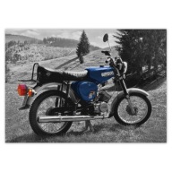 Samolepky A5 LEVEL Blue Simson S51