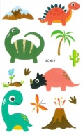 Umývateľné tetovanie pre deti DINOSAURS EC617
