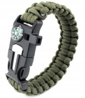 KOMPAS, PARACORD NÁRAMOK PREŽITIA, 5v1