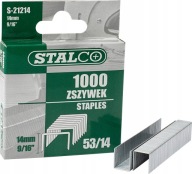 Spony 12 mm Stalco steel, balenie 1000 ks.