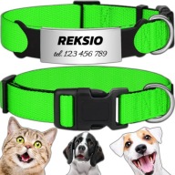 SILNÝ NASTAVITEĽNÝ OBLIEK PRE PSA INDEX MAČKA PES + GRAVÍR 40-60cm XL