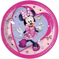 PAPIEROVÉ TANIERE 20 cm 8 kusov - MINNIE MOUSE
