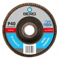 KLAPKA A-40 GR 40 125x22 KORUND BERG KOV.