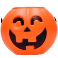BUCKET oranžový košík HALLOWEEN tekvica 9cm