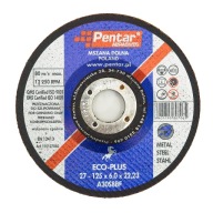 BRÚSNY KOTÚČ KOVOVÝ PENTAR 125x6,0x22 ECO