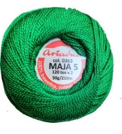 Cordonek MAJA 5 ariadna 210m - 363 - zelená