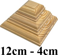 Baldachýny na drevenom stĺpiku Pyramída typ 12cm - 4cm
