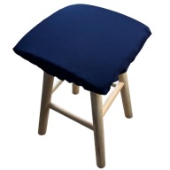 Štvorcový vankúš na taburetku 30x30 NAVY BLUE