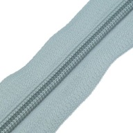 Zipsová páska, sivý zips, farba 336, 1 METER