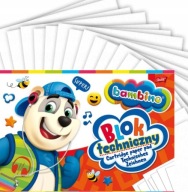 Technický blok 10k A4 BAMBINO biely