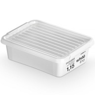 PLASTOVÝ KONTAJNER S VEKOM NA ÚLOŽNÝ BOX MALÝ 1,15L