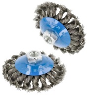 Drôtená kotúčová kefa so závitom pre brúsku 115 mm Drôt 0,5 mm M14