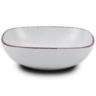 Misa BOWL štvorcová šalátová misa 600 ml biela