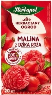 Herbapol Malinový čaj s divokou ružou 20 vrecúšok